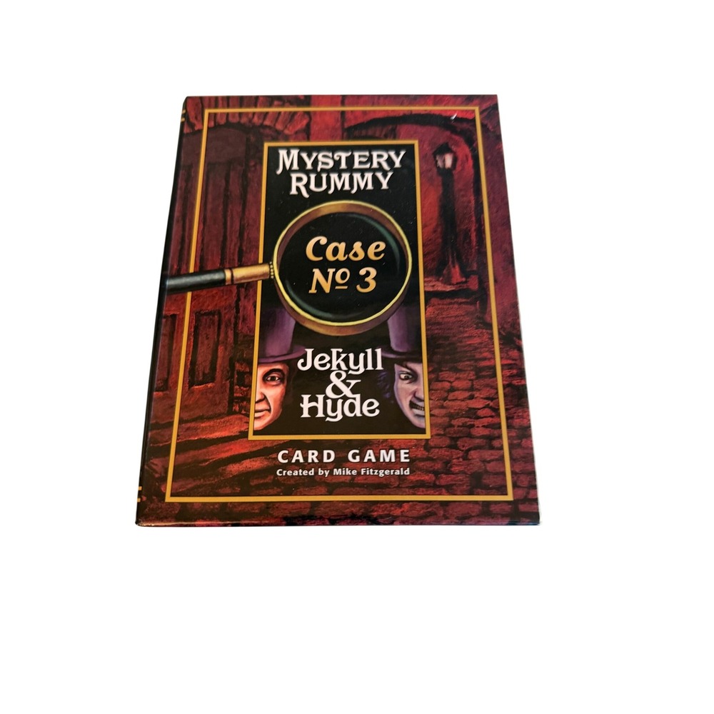 Mystery Rummy Case No 3 Jekyll & Hyde Card Game by U‎ S Games Systems Ages 10